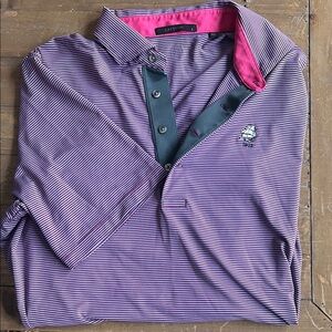 Greyson Purple and Pink Polo Shirt